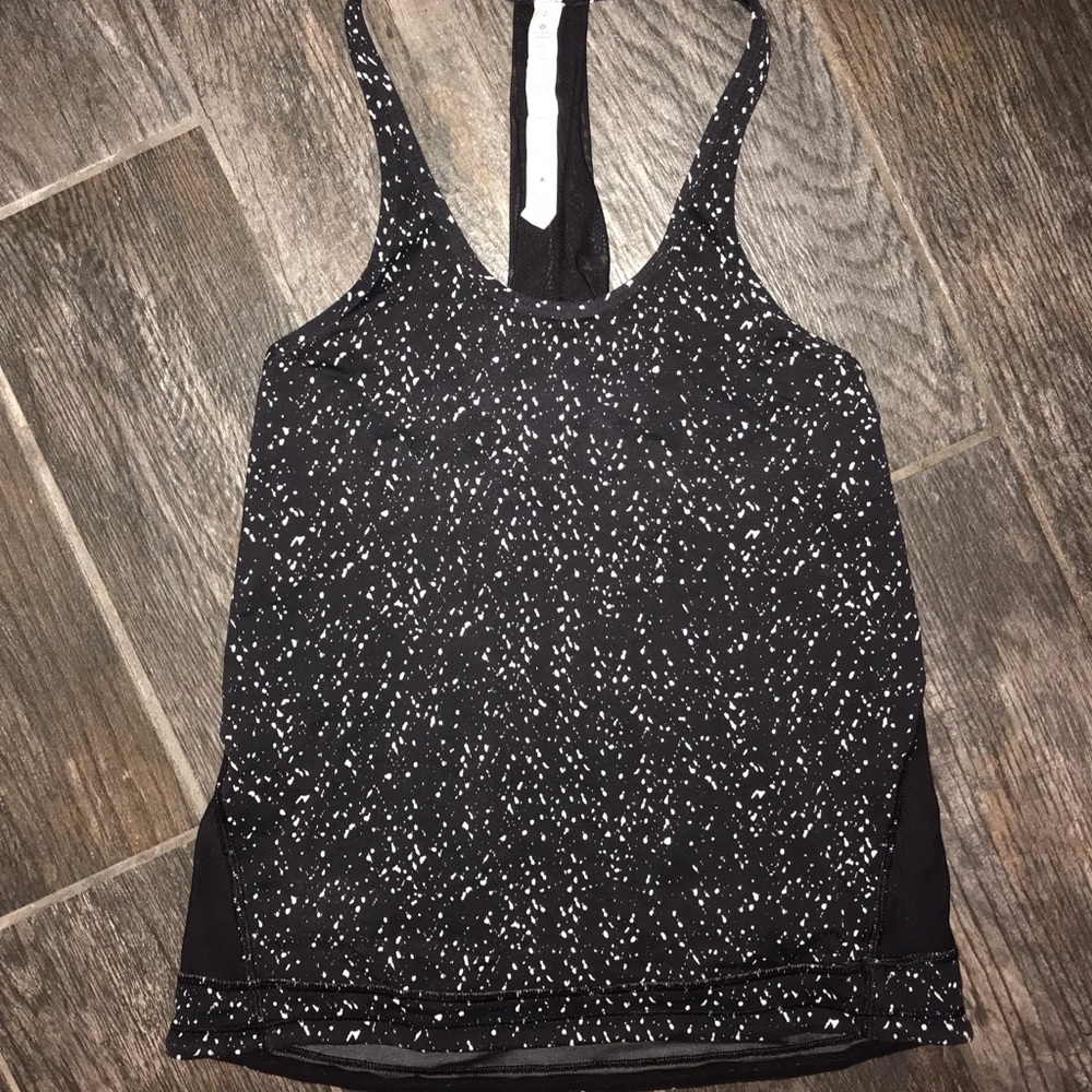 Lululemon Spotted Mesh Tank size 2